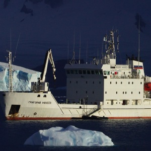 Grigory Mikheev in Antactica